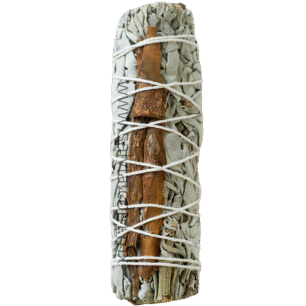 Atado de Salvia Blanca con Canela de 10 cm